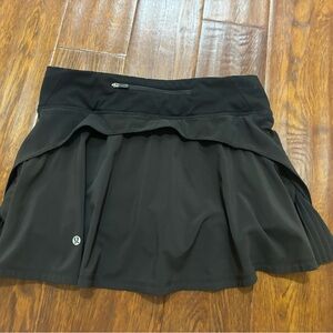 lululemon athletica Black Performance Tennis Skirt